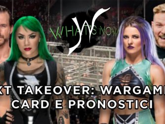 NXT TakeOver: WarGames card e pronostici - What's Now